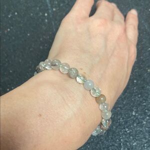 Stone & Glass Beaded Bracelet